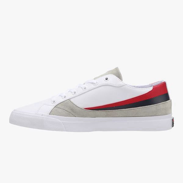 Fila Center Court Men's Low Shoes - White/Red,NZ 462-36048